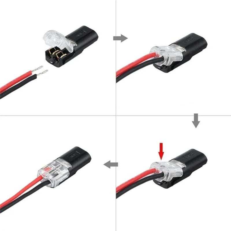 🔥Limited Time Promotion 50% OFF🔥Two-wire plug connector with locking tab