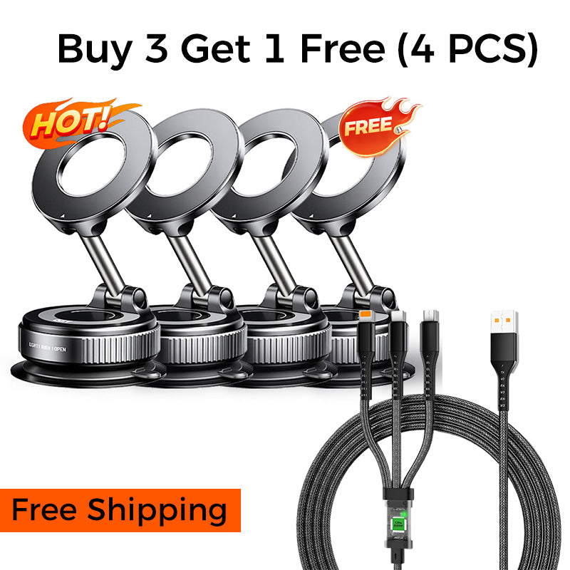 Foldable Magnetic Car Phone Holder