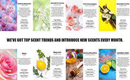 Scented Car Freshener - Car Air Freshener Diffuser - Last 60+ Days