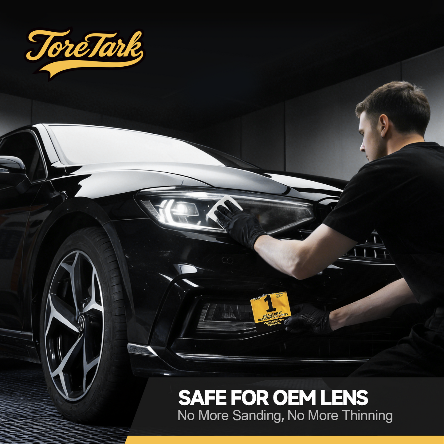 Headlight Restoration wipes Kit
