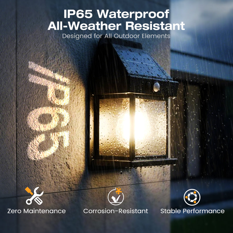 💡🎉 50% OFF! Solar Wall Light with Motion Sensor – Weatherproof, Auto On/Off, Easy Install for Garden & Pathway 🌟