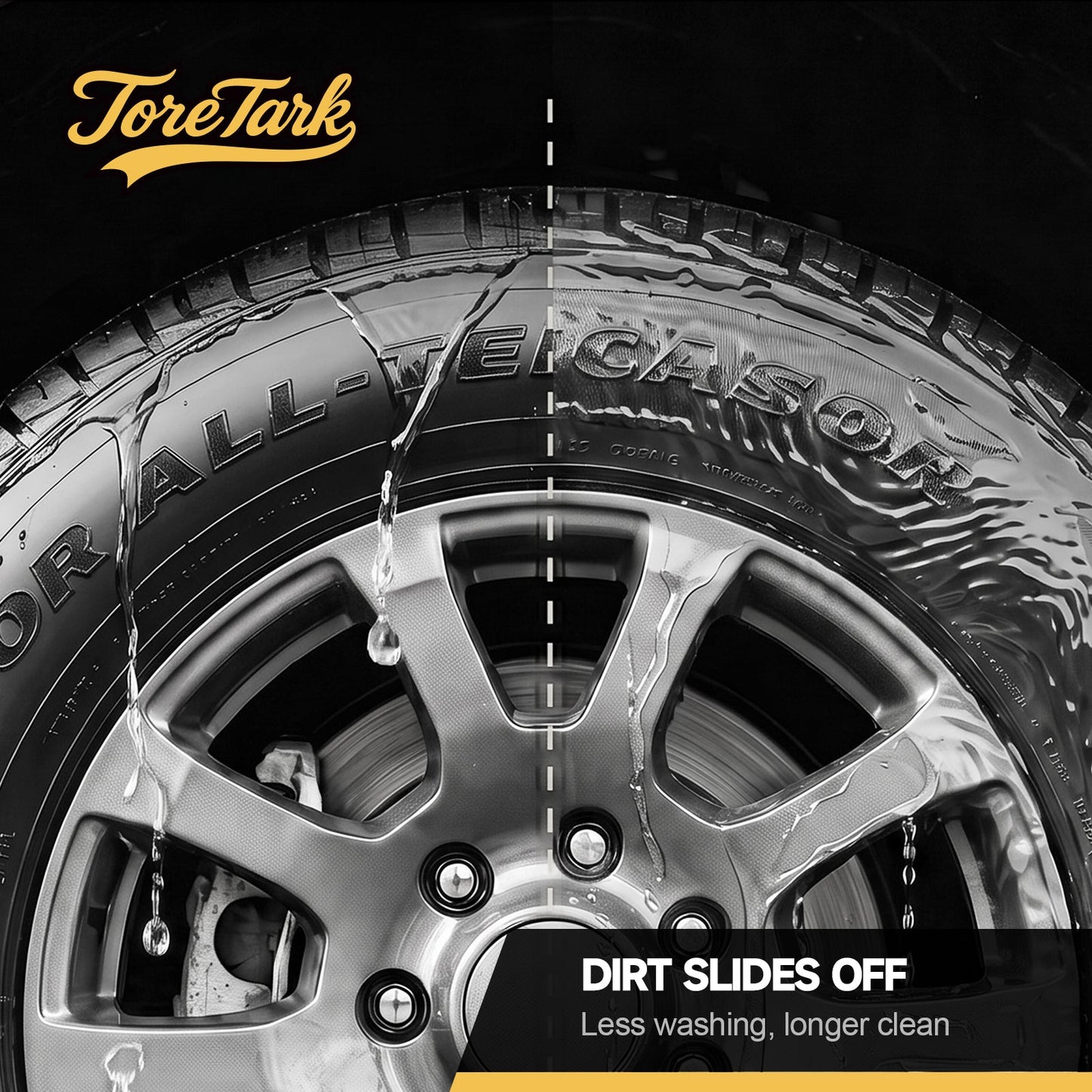 Toretark 2-in-1 Tire Shine with Applicator Built-in (5 oz)