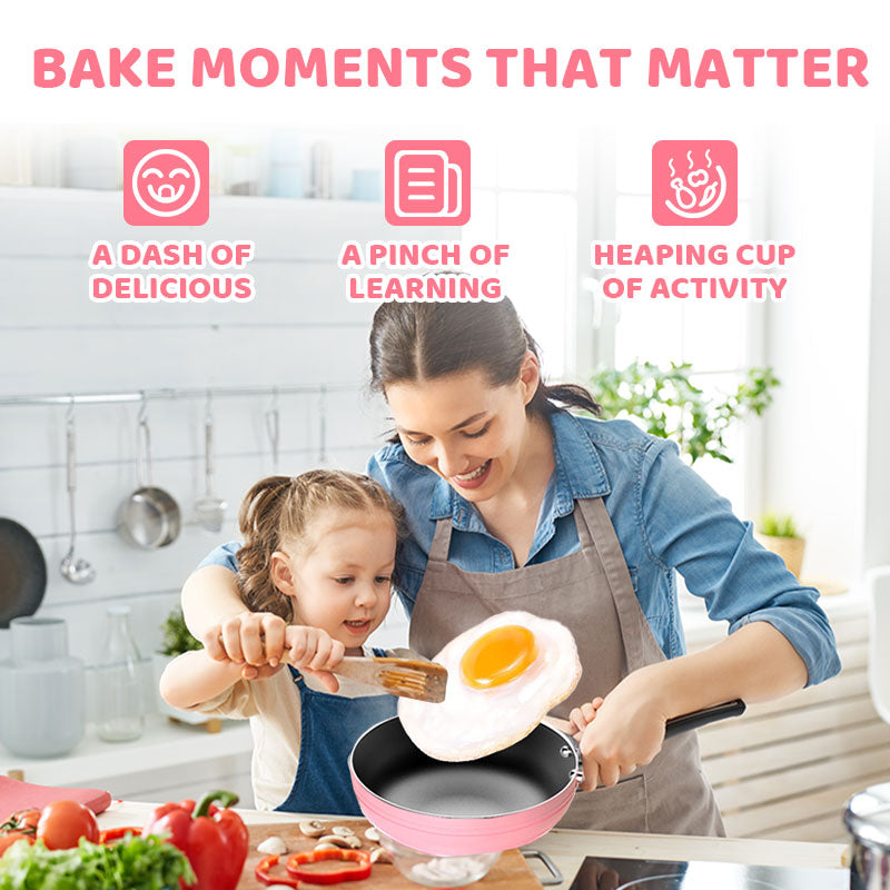 🎁Best Gift For Kid🍳Children's Real Cooking Mini Kitchen Toys - 22 PCS Set
