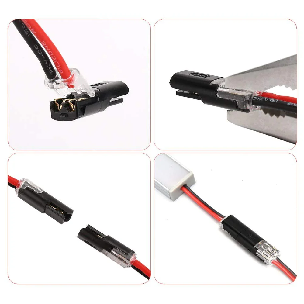 🔥Limited Time Promotion 50% OFF🔥Two-wire plug connector with locking tab