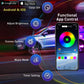2025 Car Chassis Flexible RGB Waterproof LED Strip Lights (4PCS)