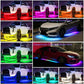 2025 Car Chassis Flexible RGB Waterproof LED Strip Lights (4PCS)