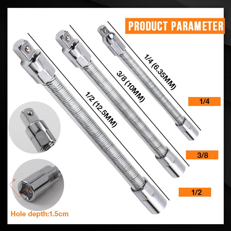 🎁Hot Sale 50% OFF⏳Electric Wrench Sleeve Universal Extension Rod