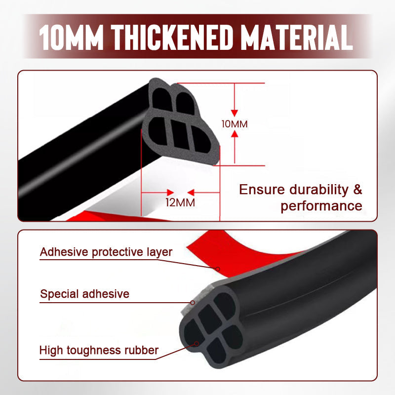 5-hole Automotive Dust-proof and Shock-absorbing Sealing Strip