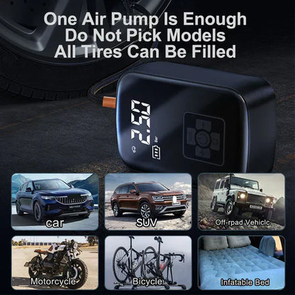 🔥 HOT SALE 50% OFF🔥🚗💨Portable Multifunctional Cordless Inflatable Pump