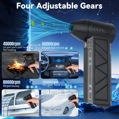 🔥Hot Sale 🎊 Handheld Cordless High-Power Fan and Hair Dryer—For Spring Cleaning and Car Dust Removal