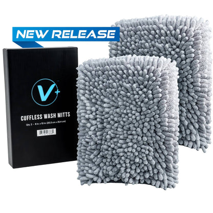 Car Wash Mitt for Cleaning and Washing Exterior of Cars, Use as Wash Mitt or Wash Pad