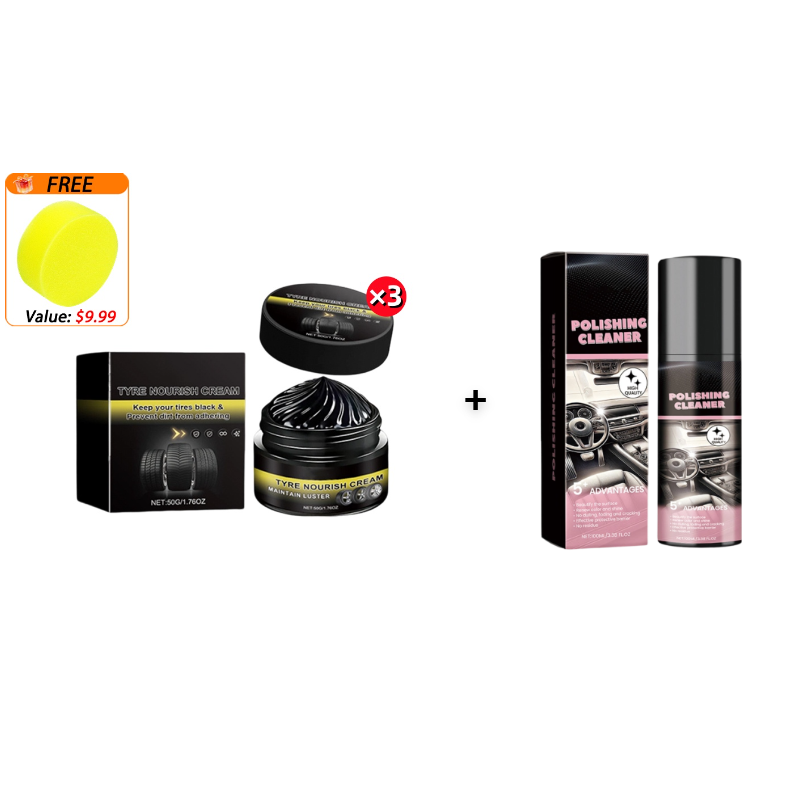 💥Buy 2 Get 1 Free💥Powerful Wheel Cleaning Refurbish Wax