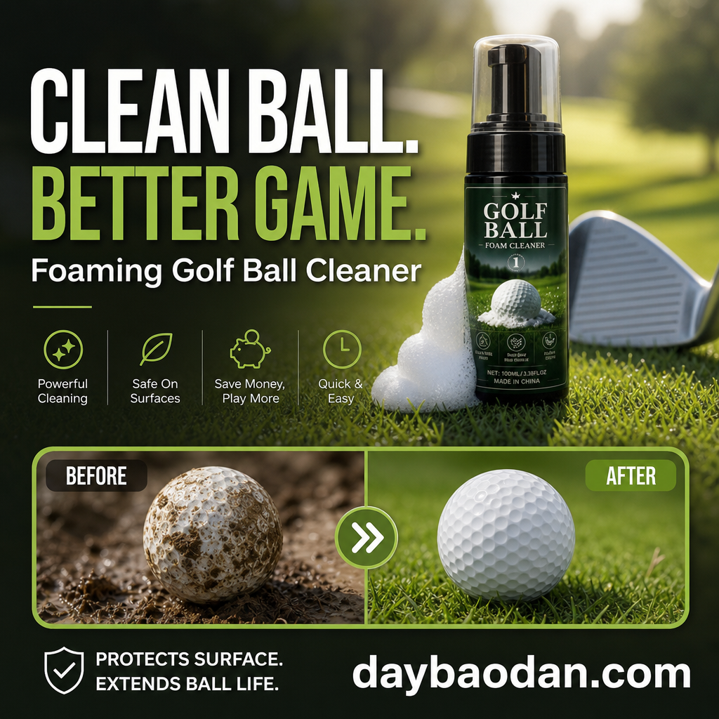 🔥Super sale!Portable Golf Ball Foaming Cleaner