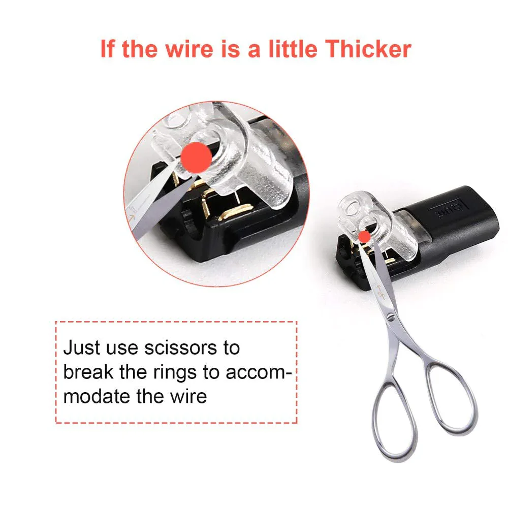 🔥Limited Time Promotion 50% OFF🔥Two-wire plug connector with locking tab