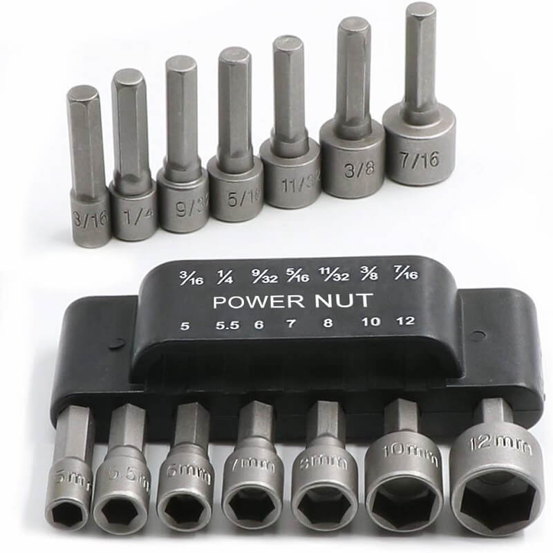 🔥🎁New arrival 50% OFF💥Hexagon Handle Screw Powerful Socket Wrench Set of 14 Pieces