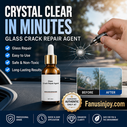 🏭Buy 1 Get 1 Free！💦One drop fixes all glass cracks！🚗Glass Crack Repair Agent