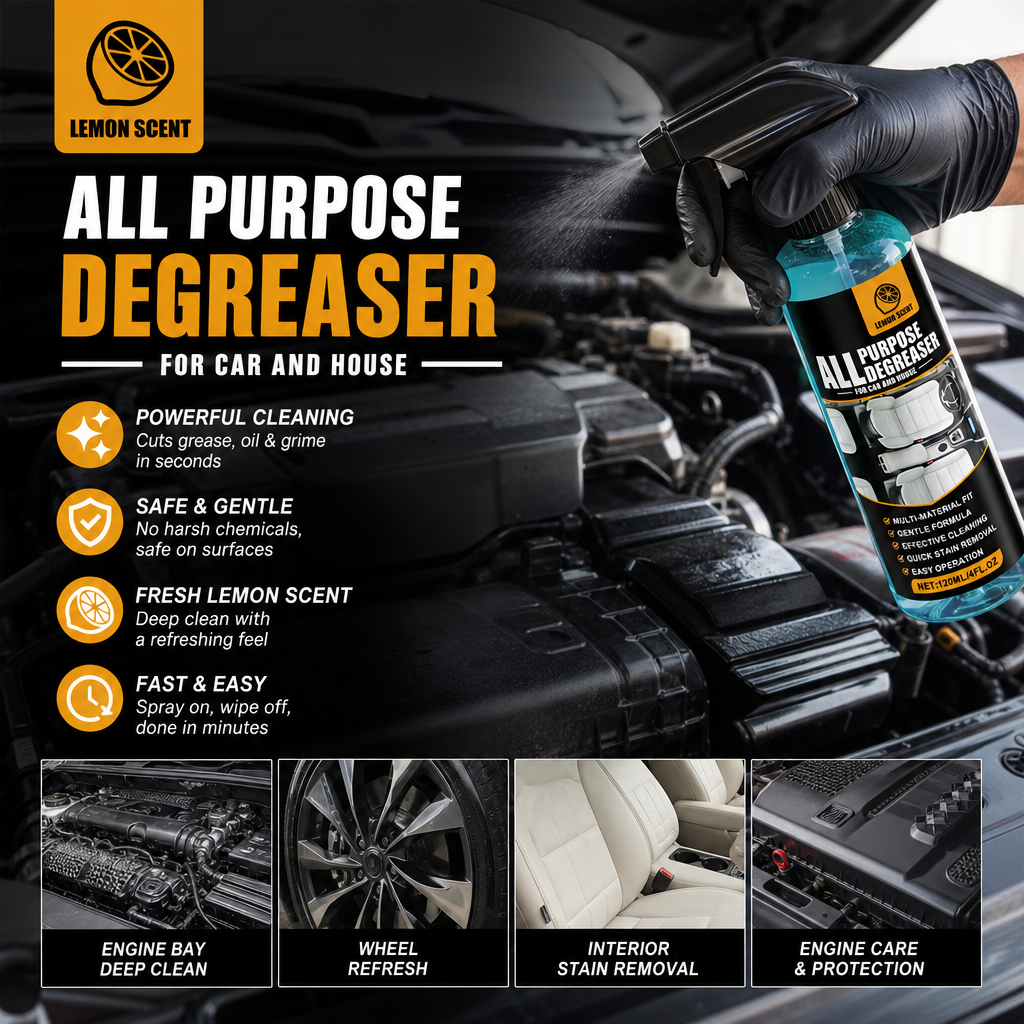 ✨Limited-time offer🔥All-Purpose Degreaser Spray🧼Remove Stains in 1 Second! ⚡