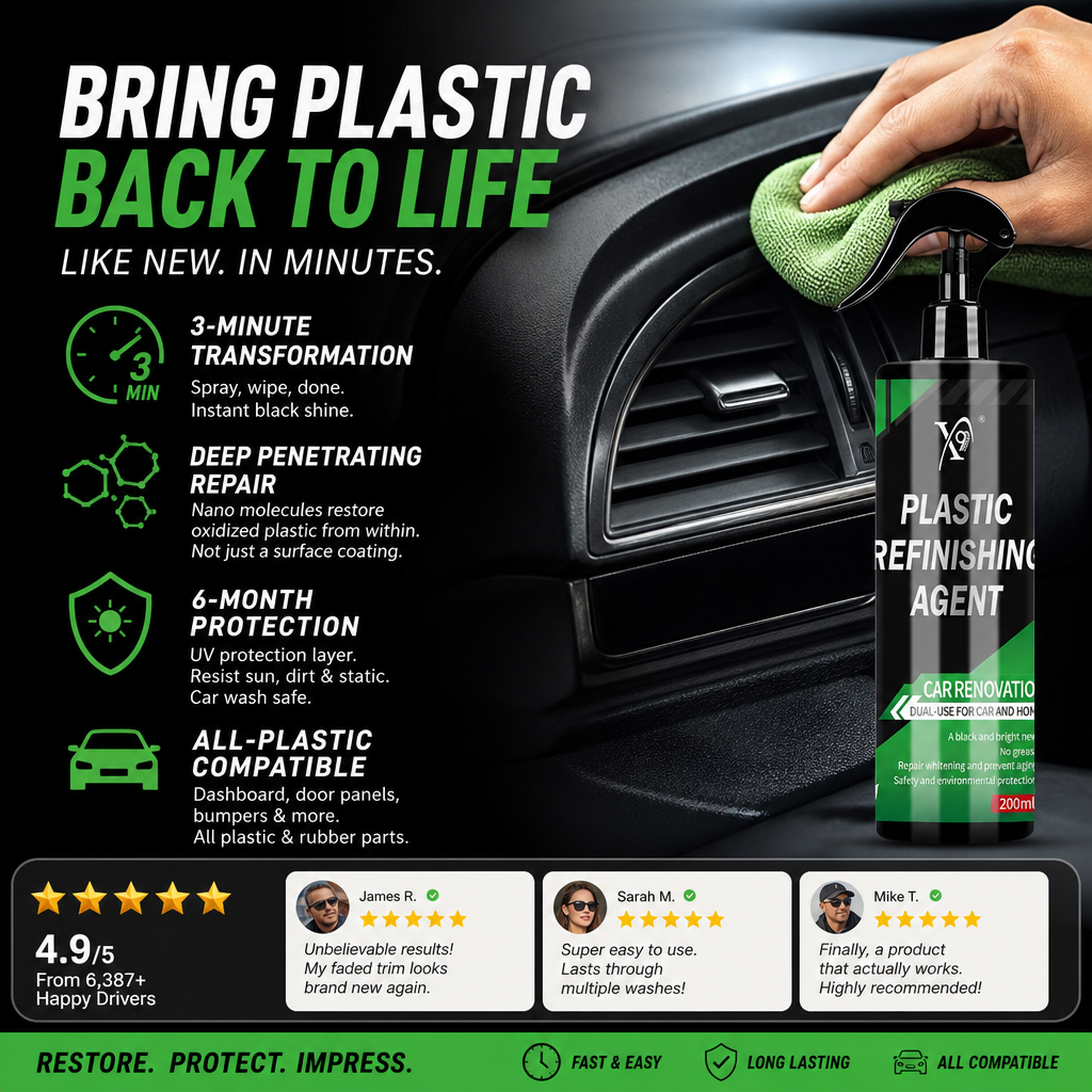 🔥Limited Time Promotion 50% OFF🔥Car Interior Plastic Renovation Spray