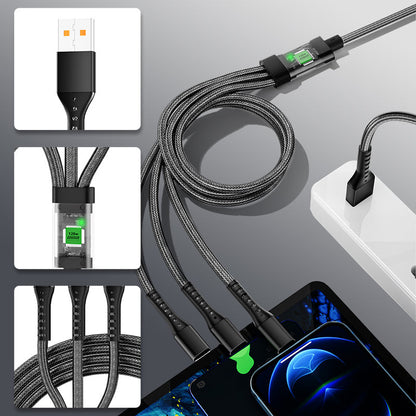 🔥100W 3-in-1 Fast Charging Cable🔥