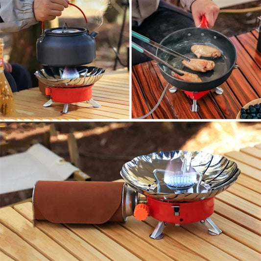 🔥 Lotus Small Square Stove -- Portable and foldable, new experience of outdoor cooking!