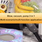 Blow, Vacuum and Inflate all-in-one Cordless Vacuum Cleaner for Home and Car