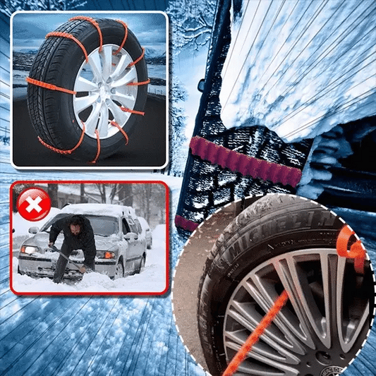 🔥PRE 2026 Winter Hot Sale🔥Universal Reusable Anti-skid Nylon Tire Chains