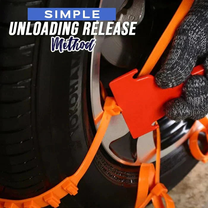 🔥PRE 2026 Winter Hot Sale🔥Universal Reusable Anti-skid Nylon Tire Chains