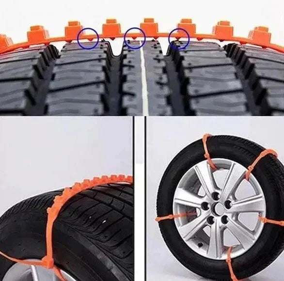 🔥PRE 2026 Winter Hot Sale🔥Universal Reusable Anti-skid Nylon Tire Chains