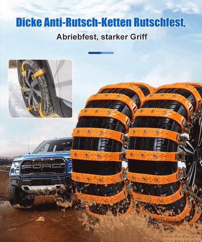 Nicht -Slip -Reifenkette für passbare Autos