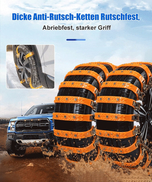 Nicht -Slip -Reifenkette für passbare Autos