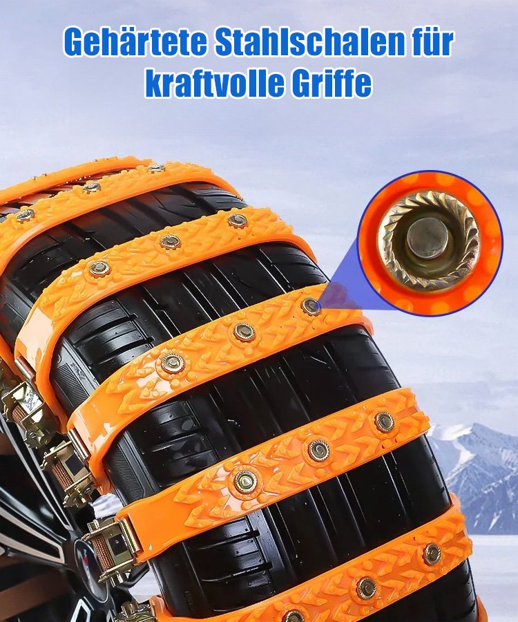 Nicht -Slip -Reifenkette für passbare Autos