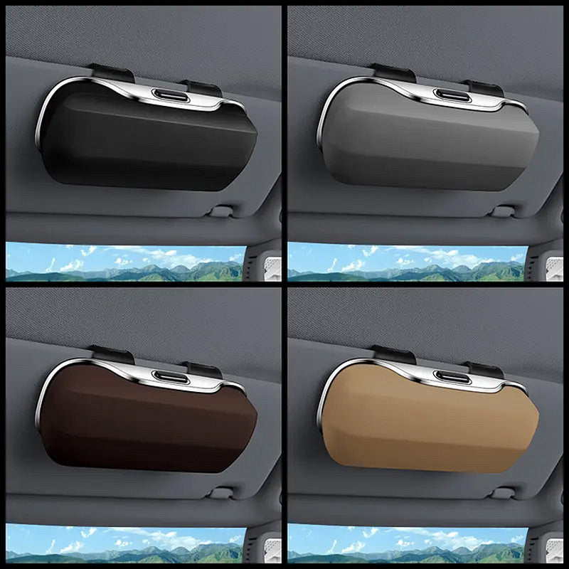 Car All-Inclusive Sun Visor Glasses Storage Box