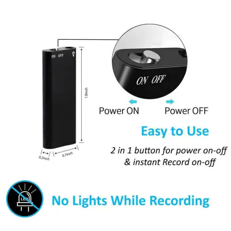 Mini Digital Audio Voice Recorder Pen Dictaphone