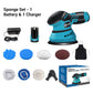 Cordless Compact Electric Polisher Set for Cars