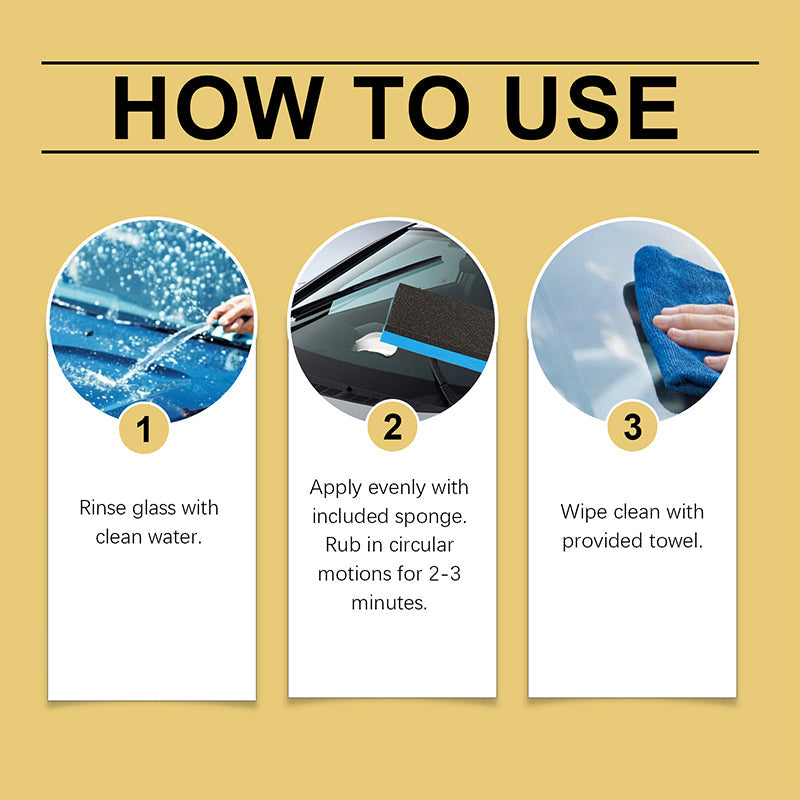 🔥Buy 2 Get 1 Free🔥Car Glass Oil Film Remover