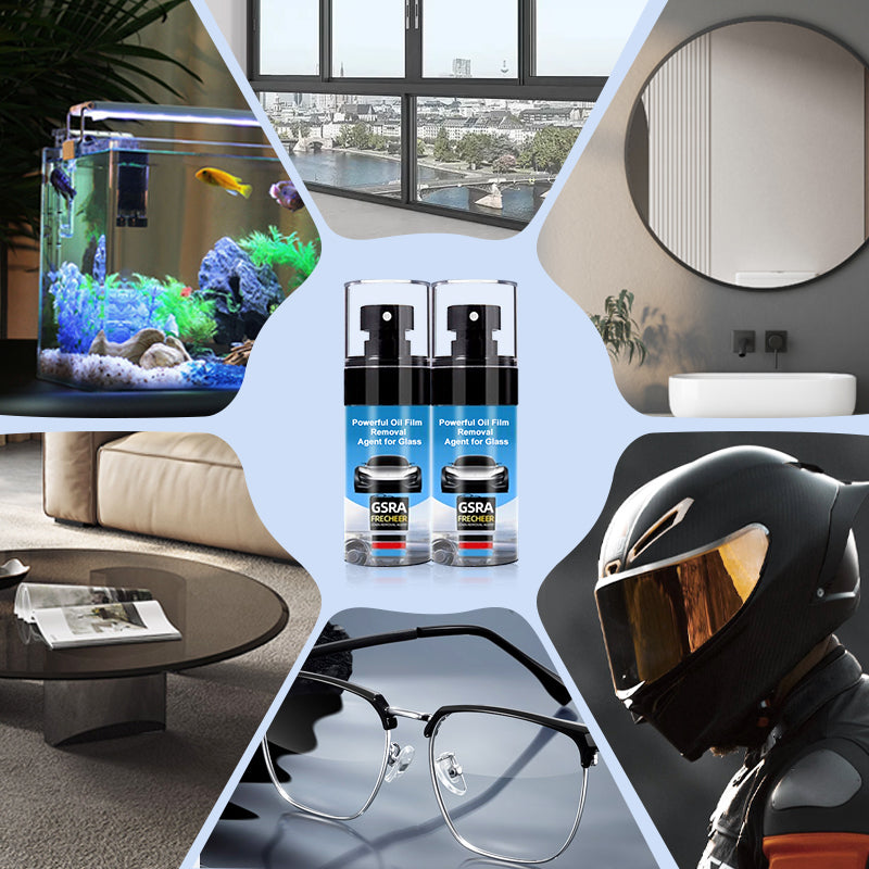 Powerful Oil Film Removal Agent for Glass