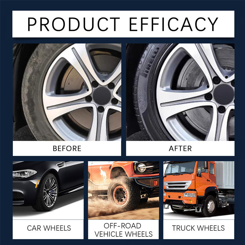 Non-corrosive wheel cleaner