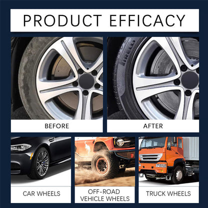 Non-corrosive wheel cleaner