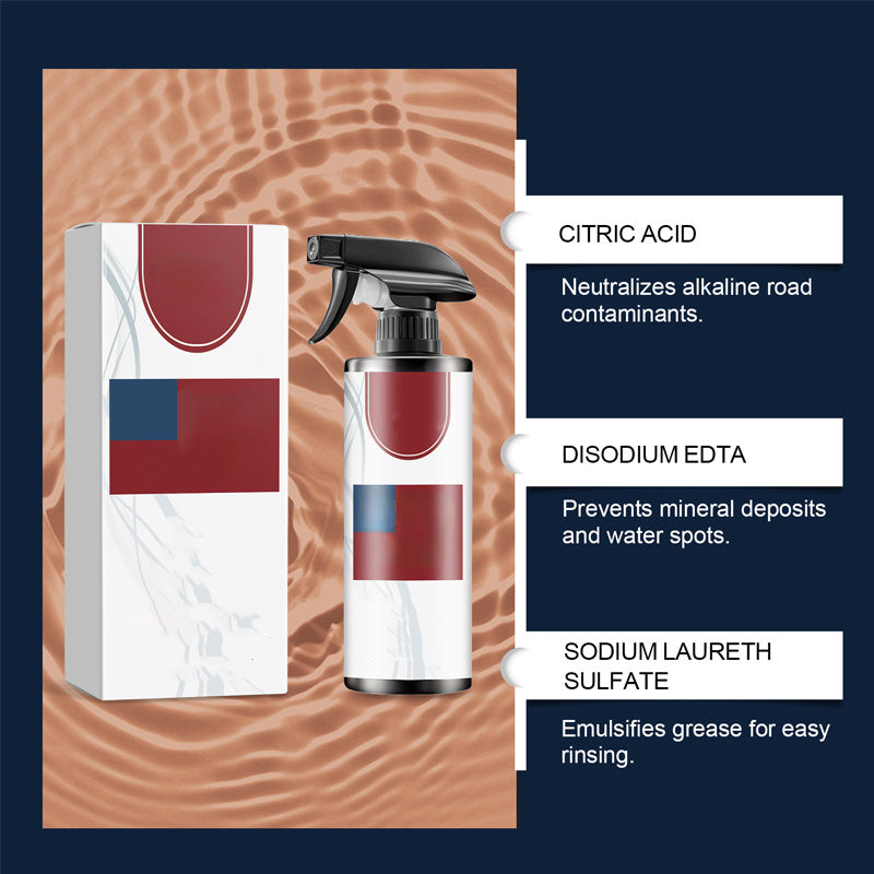 Non-corrosive wheel cleaner