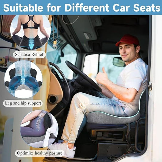 🎁Non-Slip Memory Foam Seat