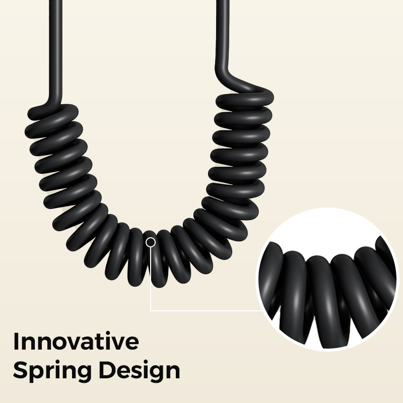 4-In-1 Spring Retractable Fast Charging Cable