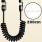 4-In-1 Spring Retractable Fast Charging Cable