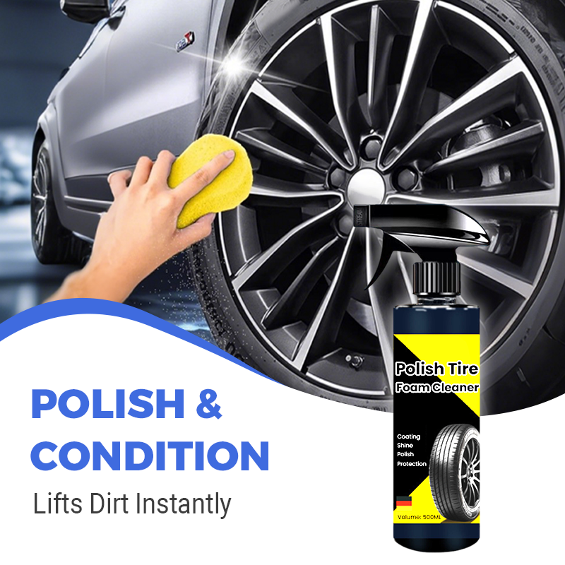 All-in-One Polish Tire Foam Cleaner