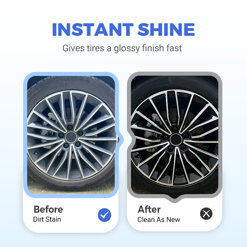 All-in-One Polish Tire Foam Cleaner