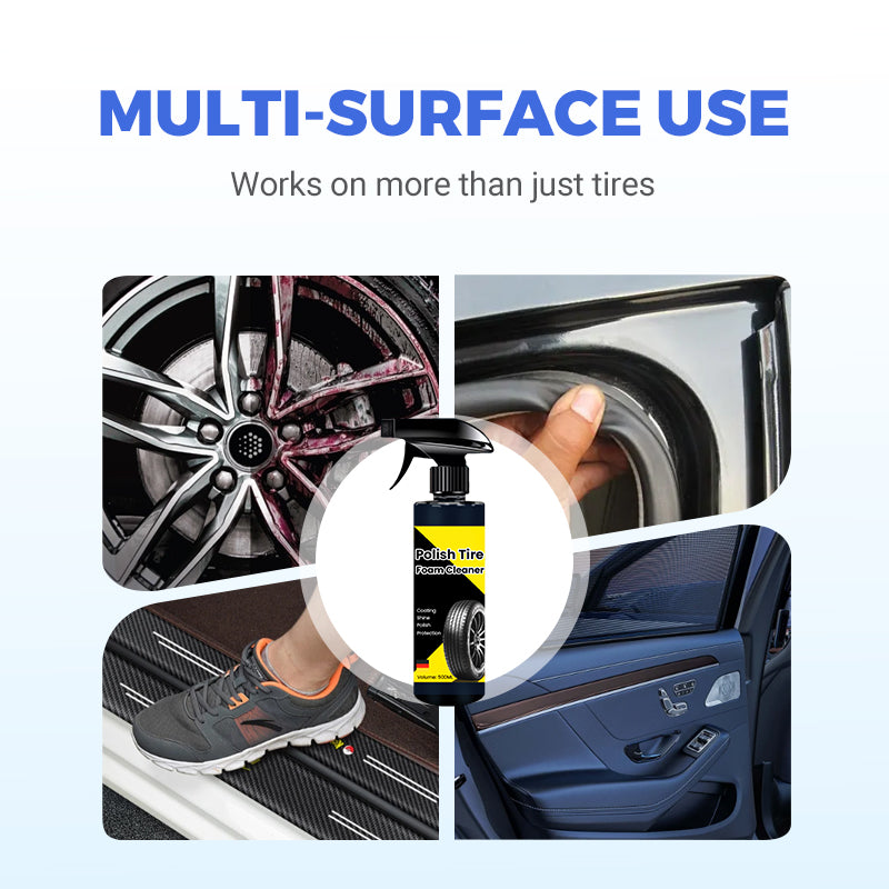 All-in-One Polish Tire Foam Cleaner