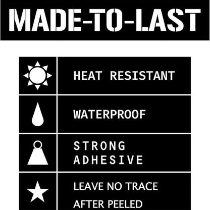 Sticker “Thin Blue Line” - Code 4: Humanising the License Plate. Vehicle Exterior Decoration