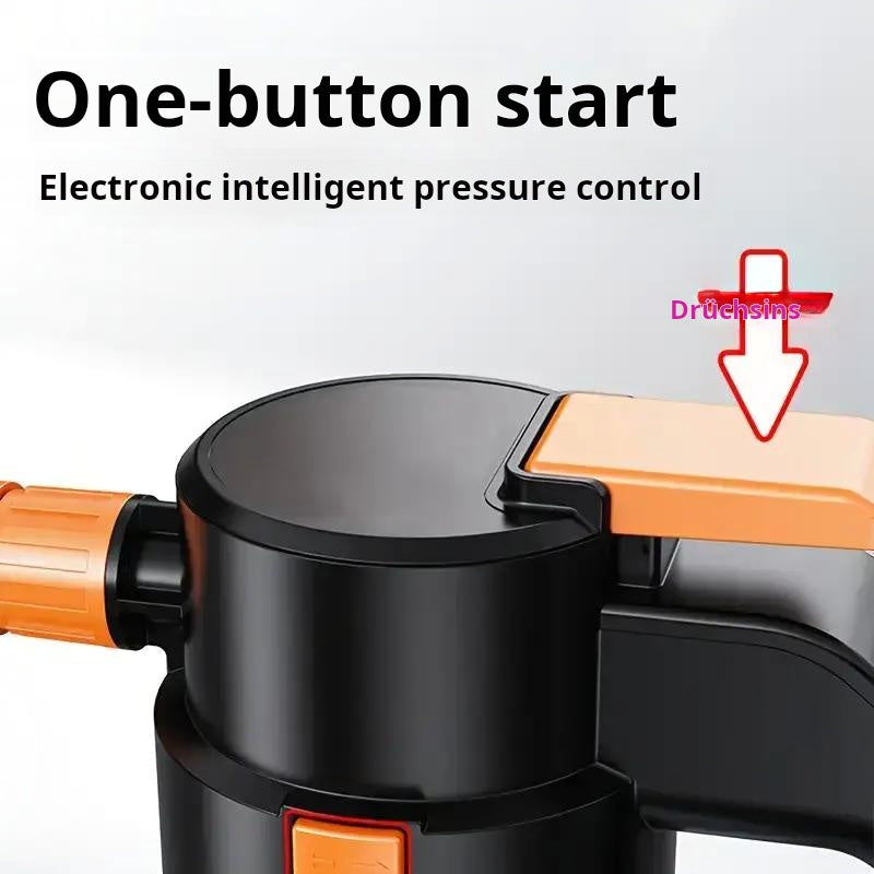 Electric car wash foam gun, handheld high-pressure cleaner, multifunctional, large capacity, long battery life, for cars, kitchen, household cleaning