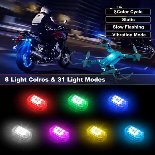 8 Colors Wireless LED Lamps with Remote Control