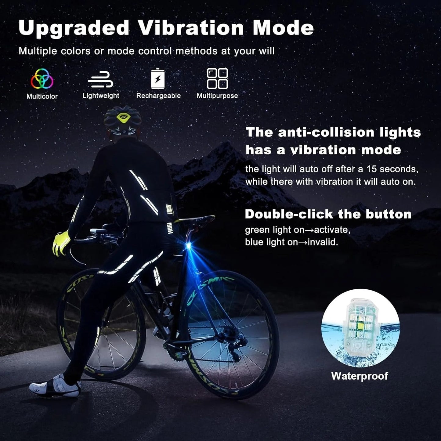 8 Colors Wireless LED Lamps with Remote Control