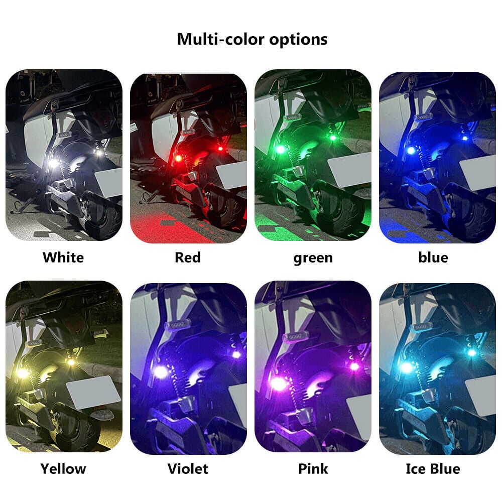 8 Colors Wireless LED Lamps with Remote Control